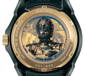 Limited Edition Seiko C-3PO Watch /// Check out all our other Star Wars clothing on our blog! // #starwars #starwarsparty #maythefourthbewithyou #starwarsbirthday #starwarsgift #c3po #seiko #watch maythefourthbewithyoupartyblog.com