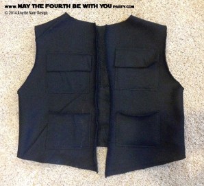 DIY Han Solo Costume. Check out all our other Star Wars costumes on our blog! #hansolo #holster #starwars #starwarsparty #maythefourthbewithyou #starwarsbirthday #starwarscostume #halloweencostume #cosplay maythefourthbewithyoupartyblog.com