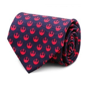 Star Wars Tie with Rebel Insignias /// Check out all our other Star Wars clothing on our blog! // #starwars #starwarsparty #maythefourthbewithyou #starwarsbirthday #starwarsgift #rebels #tie maythefourthbewithyoupartyblog.com