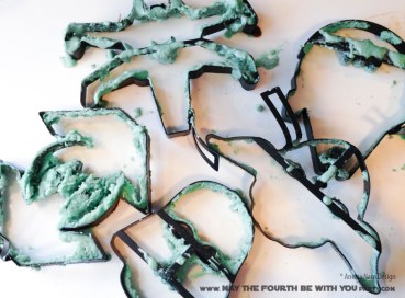 Star Wars Food: Bantha Milk Pancakes (TIE-Fighter, Darth Vader, X-Wing, Millennium Falcon, and Yoda Shaped) /// Check out our blog for lots of Star Wars Party food recipes and downloadable labels! Great for a Birthday Party or a May the Fourth be with you Party. /// #starwars #starwarsparty #maythefourthbewithyou #starwarsbirthday #starwarsfood #pancakes #banthamilk #tieighter, #darthvader #xwing #millenniumfalcon #yoda maythefourthbewithyoupartyblog.com