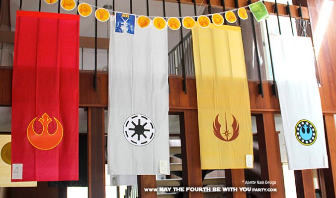 Show your True Colors! (DIY Banners) | May the Fourth be with You Party