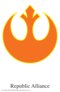 Star Wars Banner icons-Repiblic Alliance: Star Wars Flags and Banners (Downloadable Empire and Rebel Symbols) // Check out our blog for lots more Star Wars crafts and decor. // #starwars #starwarsparty #maythefourthbewithyou #starwarsbirthday #banners #rebels #empire maythefourthbewithyoupartyblog.com