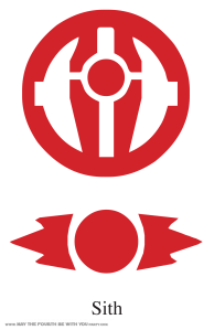 Star Wars Banner icons-Sith: Star Wars Flags and Banners (Downloadable Empire and Rebel Symbols) // Check out our blog for lots more Star Wars crafts and decor. // #starwars #starwarsparty #maythefourthbewithyou #starwarsbirthday #banners #rebels #empire maythefourthbewithyoupartyblog.com