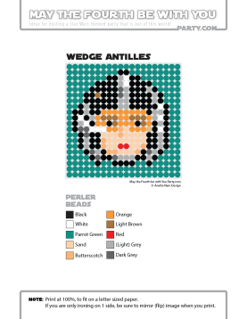 Wedge X-wing Pilot Perler Pattern /// We add new patterns to our blog every week! Click the URL and follow us to make sure you don't miss any! /// Star Wars perler, hama bead, cross-stitch, knitting, Lego, pixel pattern /// Note: Patterns are ©, and your work must include © if posted, and can not be sold. See blog for complete ©. #pixel #pixelart #perler #perlerbeads #hama #hamabeads #starwars #crossstitch #lego #knitting #mosaic #wedge #xwing #xwingpilot #luke maythefourthbewithyoupartyblog.com