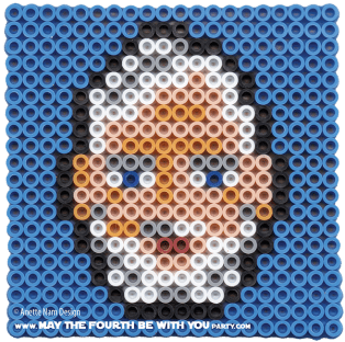 Obi-wan Kenobi (old Ben) Perler Pattern /// We add new patterns to our blog every week! Click the URL and follow us to make sure you don't miss any! /// Star Wars perler, hama bead, cross-stitch, knitting, Lego, pixel pattern /// Note: Patterns are ©, and your work must include © if posted, and can not be sold. See blog for complete ©. #pixel #pixelart #perler #perlerbeads #hama #hamabeads #starwars #crossstitch #lego #knitting #mosaic #obiwan #obiwankenobi maythefourthbewithyoupartyblog.com