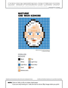 Obi-wan Kenobi (old Ben) Perler Pattern /// We add new patterns to our blog every week! Click the URL and follow us to make sure you don't miss any! /// Star Wars perler, hama bead, cross-stitch, knitting, Lego, pixel pattern /// Note: Patterns are ©, and your work must include © if posted, and can not be sold. See blog for complete ©. #pixel #pixelart #perler #perlerbeads #hama #hamabeads #starwars #crossstitch #lego #knitting #mosaic #obiwan #obiwankenobi maythefourthbewithyoupartyblog.com