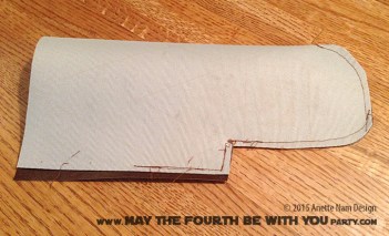 DIY Han Solo Holster. Check out all our other Star Wars costumes on our blog! #hansolo #holster #starwars #starwarsparty #maythefourthbewithyou #starwarsbirthday #starwarscostume #halloweencostume