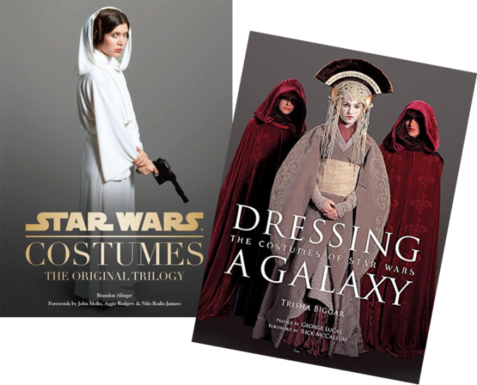 Star Wars Costumes: The Original Trilogy & Dressing a Galaxy /// Check out our blog for lots of Star Wars gift ideas /// #starwars #starwarsgift #maythefourthbewithyou #starwarsbirthday #shakespeare #christmaspresent #starwarsbook #read #starwarscostume #halloweencostume #cosplay maythefourthbewithyoupartyblog.com