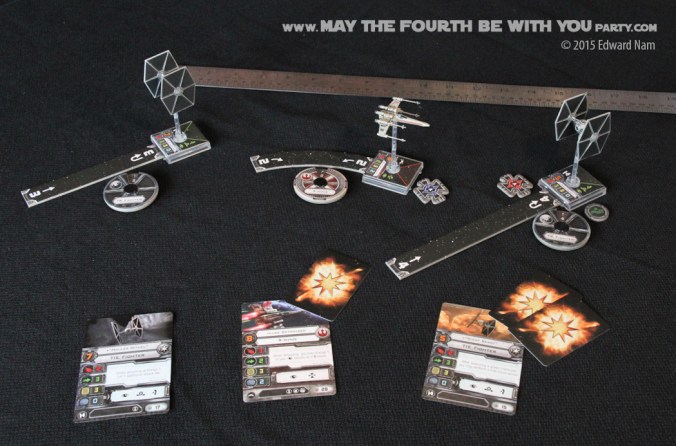 Star Wars X-Wing Miniatures Game /// We add new Star Wars fun on our blog every week! /// #starwars #theforceawakens #xwingminiaturesgame #boardgames #review #xwing #tiefigther /// maythefourthbewithyoupartyblog.com