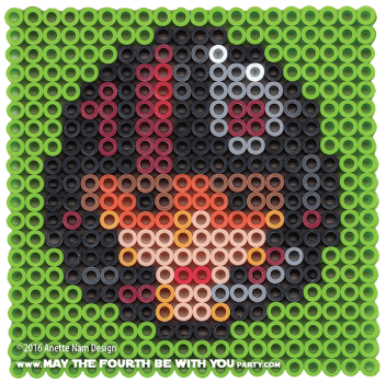 Poe Dameron, X-wing Pilot Perler Pattern. /// We add new patterns to our blog every week! Click the URL and follow us to make sure you don't miss any! /// Star Wars perler, hama bead, cross-stitch, knitting, Lego, pixel pattern /// Note: Patterns are ©, and your work must include © if posted, and can not be sold. See blog for complete ©. #pixel #pixelart #perler #perlerbeads #hama #hamabeads #starwars #crossstitch #lego #knitting #mosaic #poe #poedameron Xwing #theforceawakens maythefourthbewithyoupartyblog.com