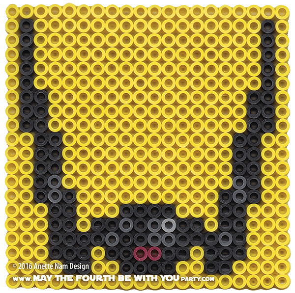 Kylo Ren’s Command Shuttle Perler Pixel Pattern | May the Fourth be ...