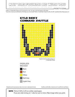 Kylo Ren’s Command Shuttle Perler Pattern. /// We add new patterns to our blog every week! Click the URL and follow us to make sure you don't miss any! /// Star Wars perler, hama bead, cross-stitch, knitting, Lego, pixel pattern /// Note: Patterns are ©, and your work must include © if posted, and can not be sold. See blog for complete ©. #pixel #pixelart #perler #perlerbeads #hama #hamabeads #starwars #crossstitch #lego #knitting #mosaic #diy #kylo #kyloren #commandshuttle #theforceawakens maythefourthbewithyoupartyblog.com