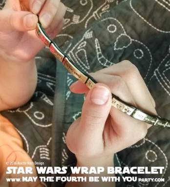 Star Wars Jewelry Crawl wrap Bracelet // We add new Star Wars posts to our blog every week! // #starwars #anewhope #review #jewelry #bracelet #gift #loveandmadness #stormtrooper /// maythefourthbewithyoupartyblog.com