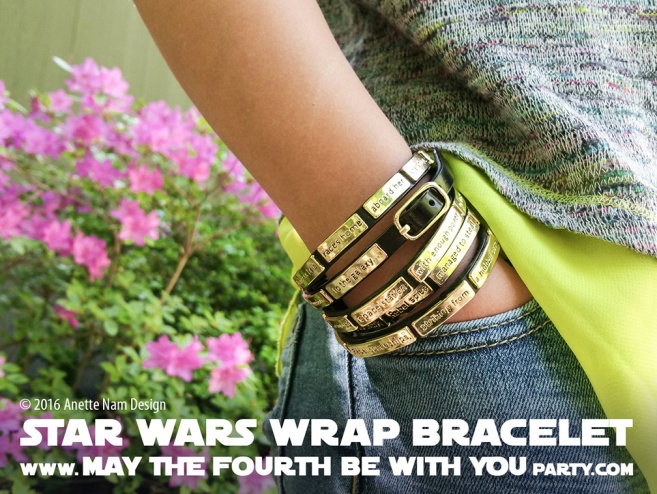 Star Wars Jewelry Crawl wrap Bracelet // We add new Star Wars posts to our blog every week! // #starwars #anewhope #review #jewelry #bracelet #gift #loveandmadness /// maythefourthbewithyoupartyblog.com