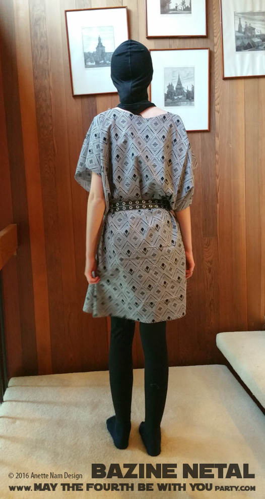 Bazine Netal DIY Costume and Cosplay / Check out lots more Star Wars Halloween costumes and cosplay ideas on our blog / #starwars #halloween #maythefourthbewithyou #maythe4thbewithyou #costume #ducttape #cosplay #diy #pattern #sewing #theforceawakens #bazine #bazinenetal / maythefourthbewithyoupartyblog.com