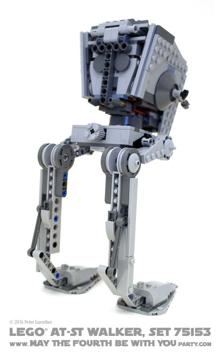 Star Wars Rogue One LEGO AT-ST Walker, Set 75153 /// We add new Star Wars fun on our blog every week! /// #starwars #rogueone #lego #minifig #atst #atstwalker #review #starwarslego /// maythefourthbewithyoupartyblog.com