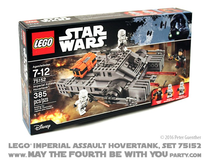 Star Wars Rogue One LEGO Imperial Assault Hovertank, Set 75152 /// We add new Star Wars fun on our blog every week! /// #starwars #rogueone #lego #minifig #imperialassaulthovertank #hovertank #review #starwarslego /// maythefourthbewithyoupartyblog.com